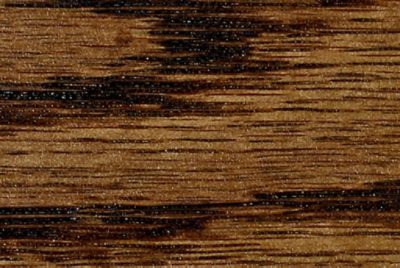 A close-up of stained wood.