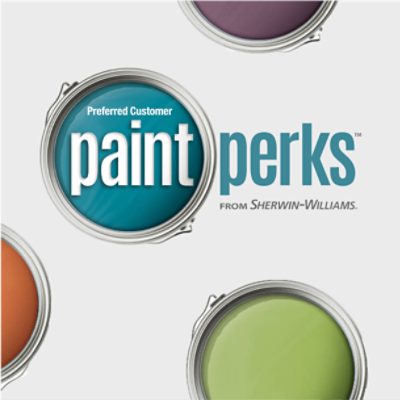 Preferred customer. PaintPerks®. From Sherwin-Williams. Log in or register.