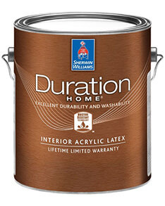 A gallon of Duration Home Interior Acrylic Latex.