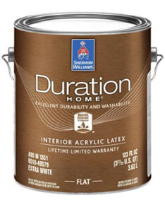 A gallon of Duration Home Interior Acrylic Latex.