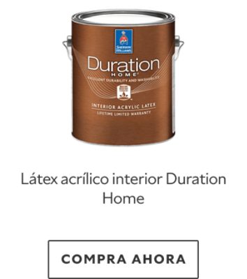 Látex acrílico interior Duration Home. Compra ahora.