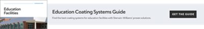 Education Coating Systems Guide. Find the best coating systems for education facilities with Sherwin-Williams proven solutions. Get the guide.