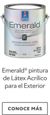 Emerald® pintura de Látex Acrílico para el Exterior.