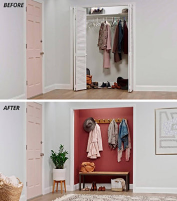 Before And After Entry Closet 8 Amazing Before And After Closet