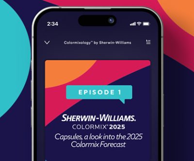 Episode 1. Sherwin-Williams Colormix 2025. Capsules, a look into the 2025 Colormix Forecast.