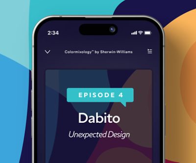 Colormixology Episode 4 Dabito, Unexpected Design on a mobile device.