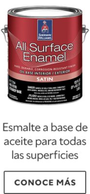 Esmalte a base de aceite para todas las superficies.