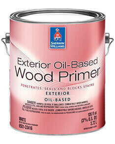 Sherwin Williams Exterior oil based wood primer.