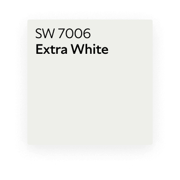 Color chip of Extra White SW 7006.
