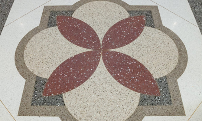 terrazzo-medallion-aisle