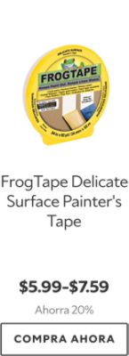 FrogTape Delicate Surface Painter's Tape. $5.99-$7.59. Save up to 20%. Learn more.