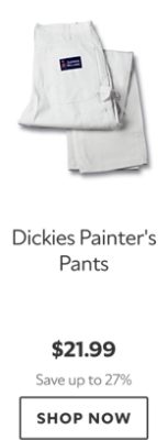 Dickies Painter's Pants. $21.99. Save 27%. Shop now.