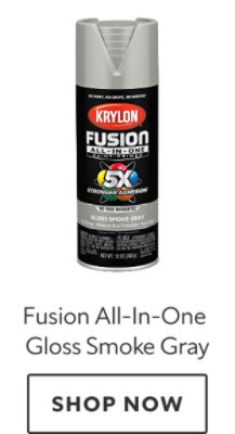 Krylon Fusion All-In-One Gloss Smoke Gray. Shop now.