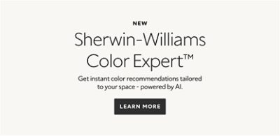 NEW Sherwin-Williams Color Expert™. Get instant color recommendations tailored to your space - powered by AI. Learn more. 