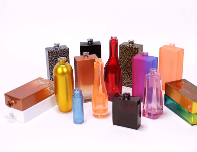 colored and special effect glass bottle coatings