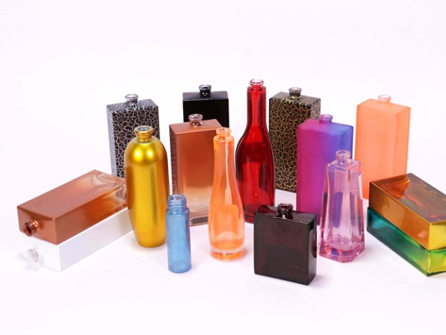 colored and special effect glass bottle coatings