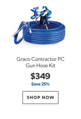 Graco Contractor PC Gun Hose Kit. $349. Save 25%. SHOP NOW.