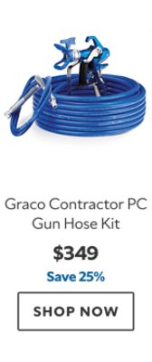 Graco Contractor PC Gun Hose Kit. $349. Save 25%. SHOP NOW.