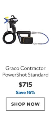 Graco Contractor PowerShot Standard. $715. Save 16%. SHOP NOW.