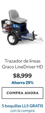 Trazador de líneas Graco LineDriver HD. $8999. Ahorra 29%. Compra ahora. 5 boquillas LL5 gratis con la compra.