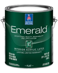 Sherwin-Williams Emerald Interior Acrylic Latex Paint.