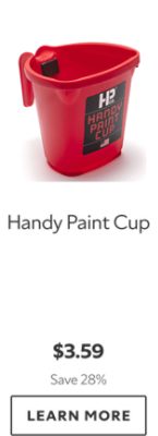 Handy Paint Cup. $3.59. Save 28%. Learn more.