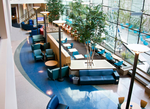 blue-green-terrazzo-floor-in-large-seating-area