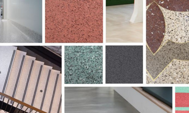 Colormix 2024 Flooring Trends color collage