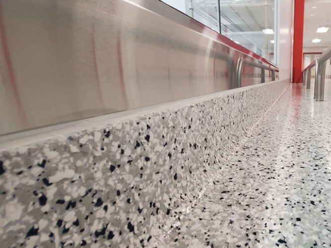 high-performance-resinous-flake flooring