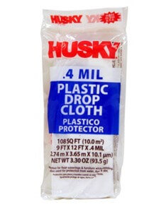 Husky Plastic Drop Cloth