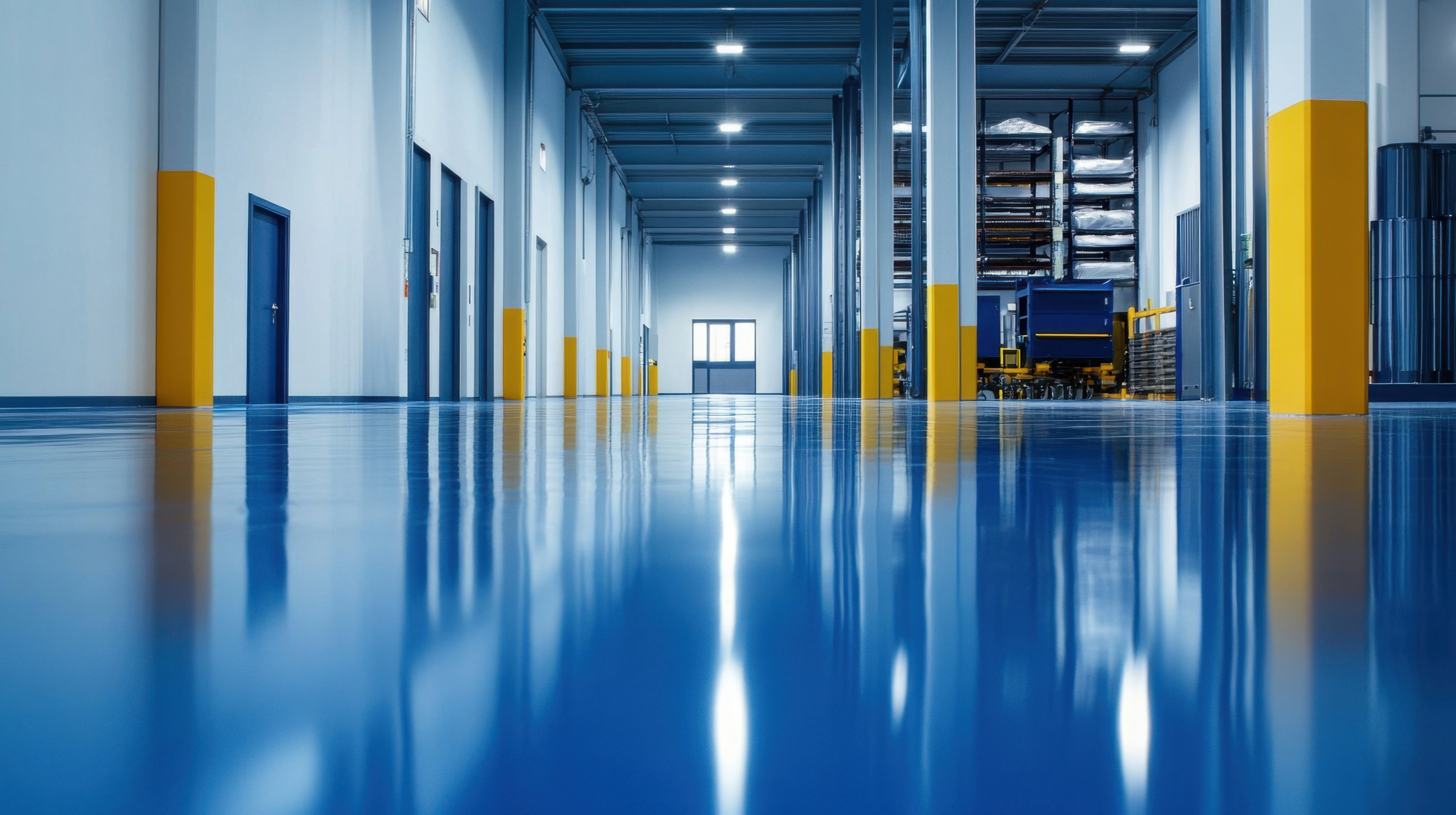 Resuflor in industrial warehouse