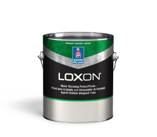 A can of Loxon Water Blocking Primer/Finish.