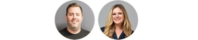 Headshots of Daniel LaDuc on the left and Kelsea Olivia on the right.