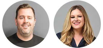 Headshots of Daniel LaDuc on the left and Kelsea Olivia on the right.