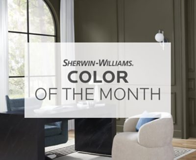 Sherwin Williams January 2026 Color of the Month, SW 6167 Garden Gate.