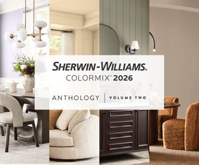Sherwin Williams Colormix 2026 Anthology Volume Two.