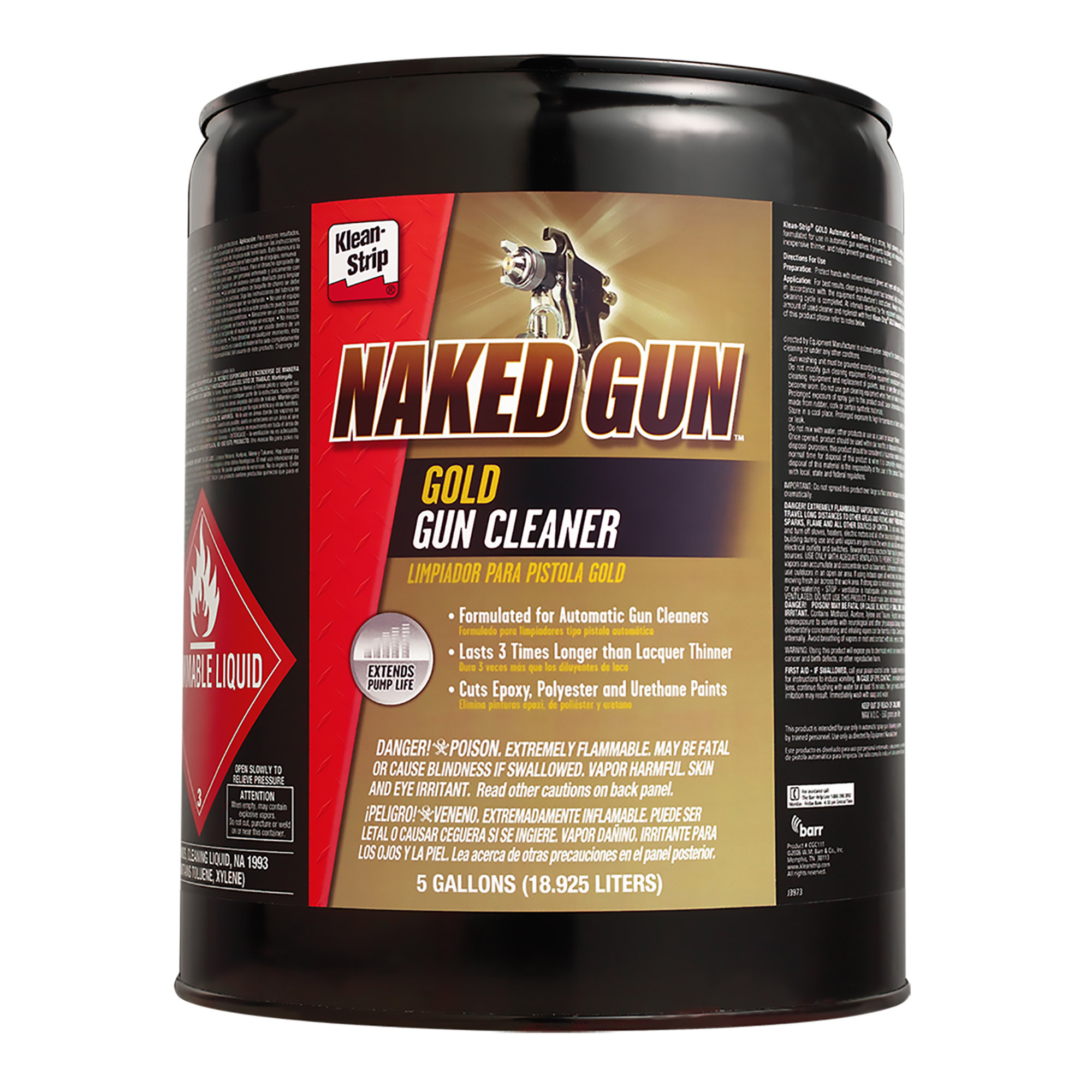 Lacquer Thinner Gallon / Gun Cleaner 1 Can.