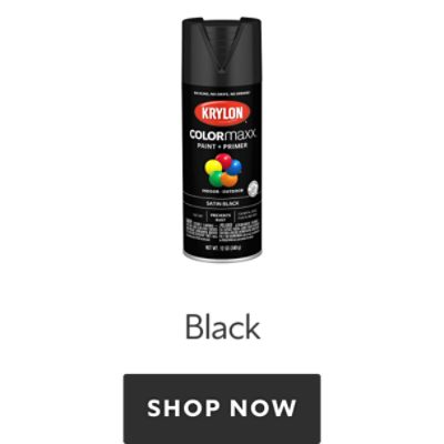 Krylon Colormaxx Black. Shop now.