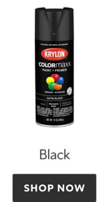Krylon Colormaxx Black. Shop now.