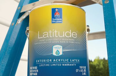 Sherwin-Williams latitude látex acrílico exterior.