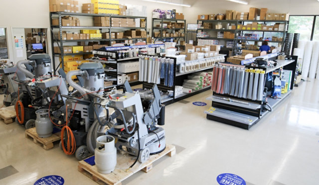 High Performance Flooring Store showroom