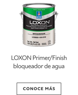 Loxon primer finish bloqueador de agua.