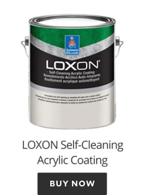 Loxon Self-Cleaning Acrylic Coating. Buy Now.