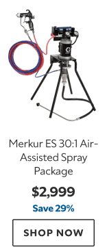 Merkur ES 30:1 Air-Assisted Spray Package. $2999. Save 29%. Shop now.