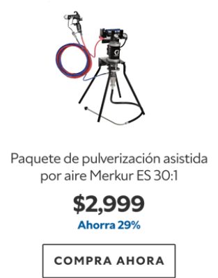 Paquete de pulverización asistida por aire Merkur ES 30:1. $2999. Ahorra 29%. Compra ahora.