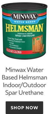 Minwax Water Based Helmsman Indoor/Outdoor Spar Urethane. Shop now. 