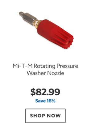 Mi-T-M Rotating Pressure Washer Nozzle. $82.99. Save 16%. Shop now.