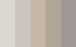 Neutral paint colors.