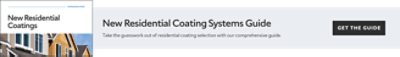 New Residential Coating Systems Guide. Take the guesswork out of residential coating selection with our comprehensive guide. Get the guide.
