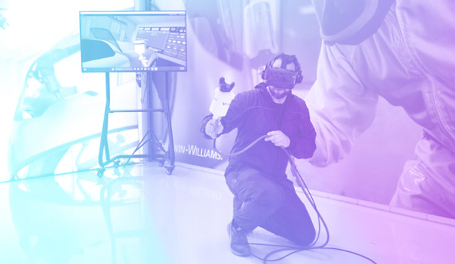 DeBeer Refinish virtual reality training experience.
